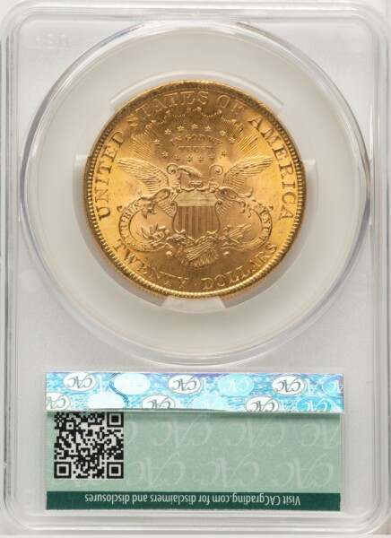 1897 $20 62 CACG
