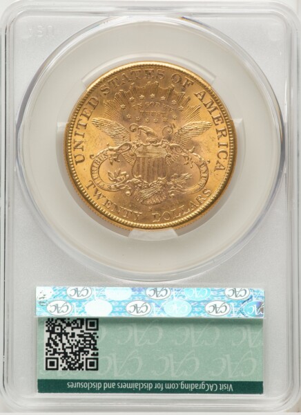 1898-S $20 62 CACG