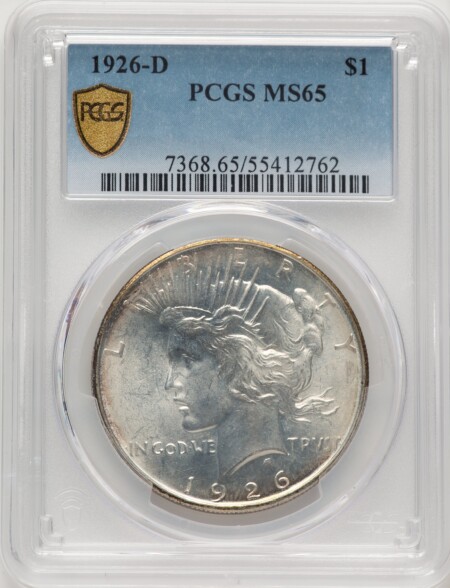 1926-D S$1 PCGS Secure 65 PCGS