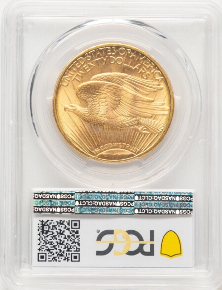 1909/8 $20 PCGS Secure 66 PCGS