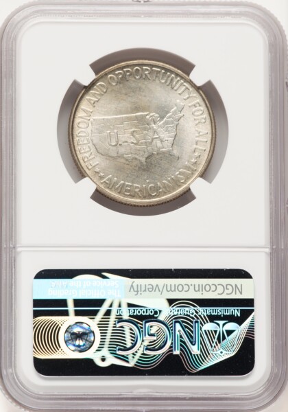 1952-D 50C Washington-Carver, MS 67 NGC