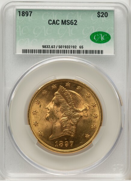 1897 $20 62 CACG