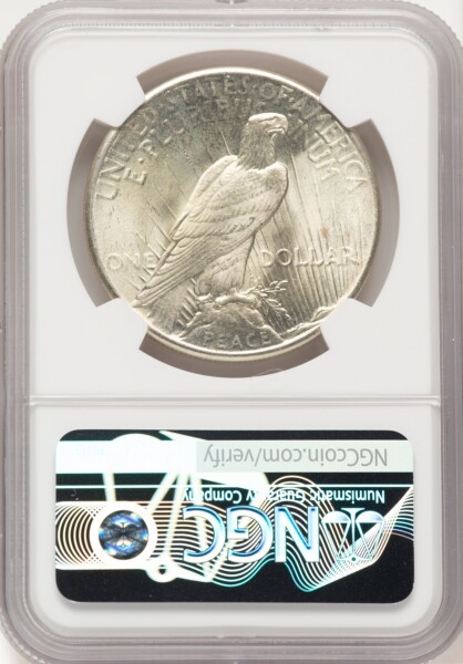 1925 S$1 NGC Plus 66 NGC