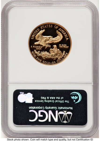 2000-W Proof Gold Eagle 1/2 oz Brown Label 70 NGC