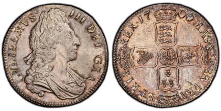 London (Tower) mint. Edge: DVODECIMO. Bust, right / Third harp in left shield. KM 494.3; SCBC-3474; ESC-1010 (Prev. ESC-97).  62 PCGS