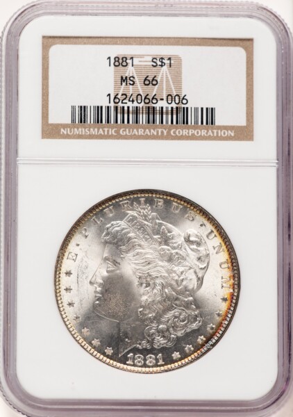 1881 S$1 66 NGC