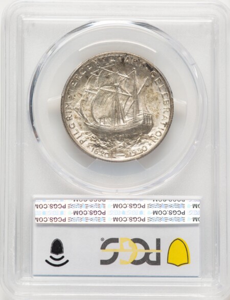 1921 50C Pilgrim, MS PCGS Secure 67 PCGS