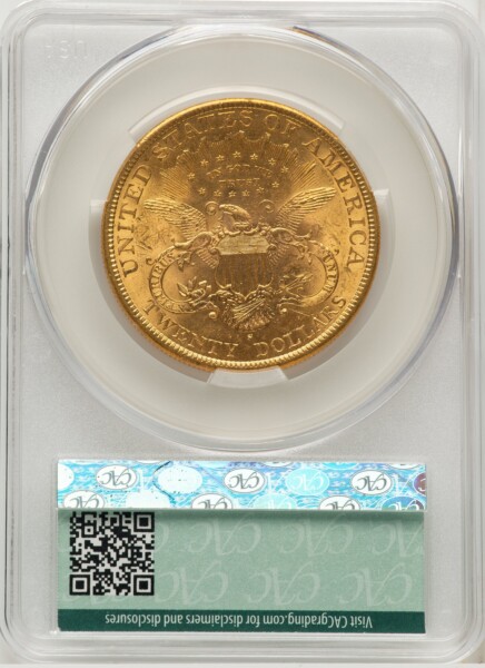 1895-S $20 62 CACG