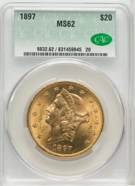 1897 $20 62 CACG