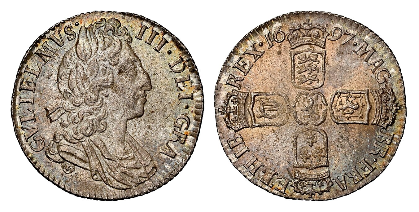 Third bust right / Cruciform crowned arms, crown divides date, large crown. KM 496.1; SCBC-3538. Currently the finest known at NGC as of January 2025 67 NGC