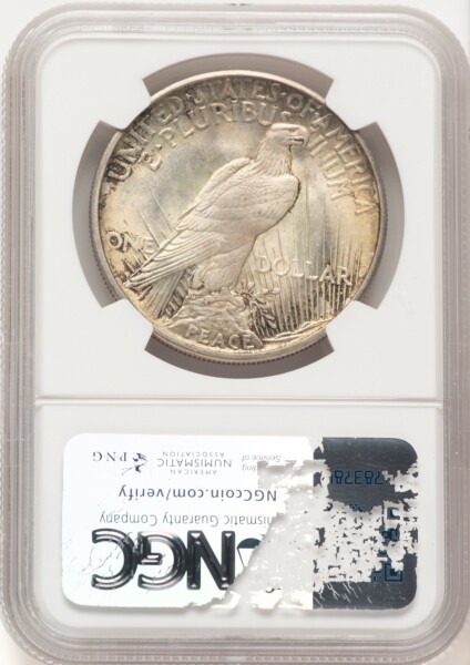 1921 S$1 Peace, MS 65 NGC