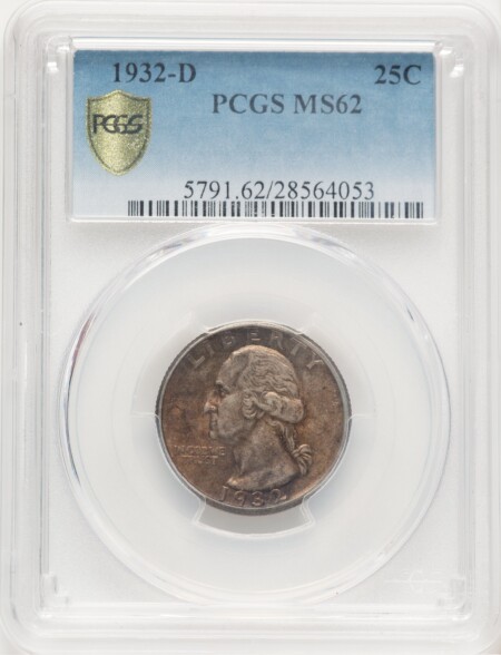 1932-D 25C PCGS Secure 62 PCGS