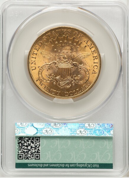 1901 $20 62 CACG