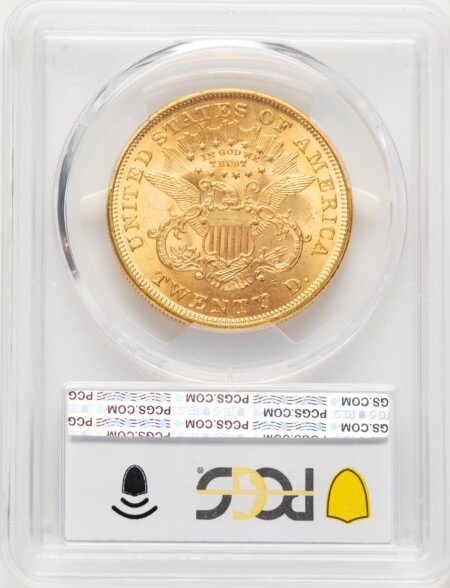 1875 $20 PCGS Secure 63 PCGS