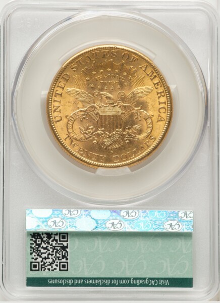 1898-S $20 62 CACG