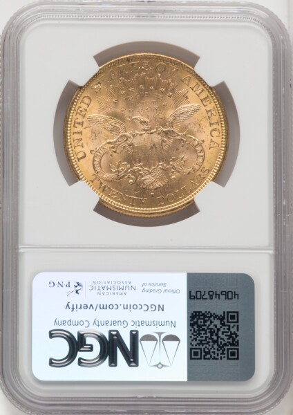 1877-S $20 63 NGC