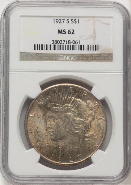 1927-S S$1 62 NGC