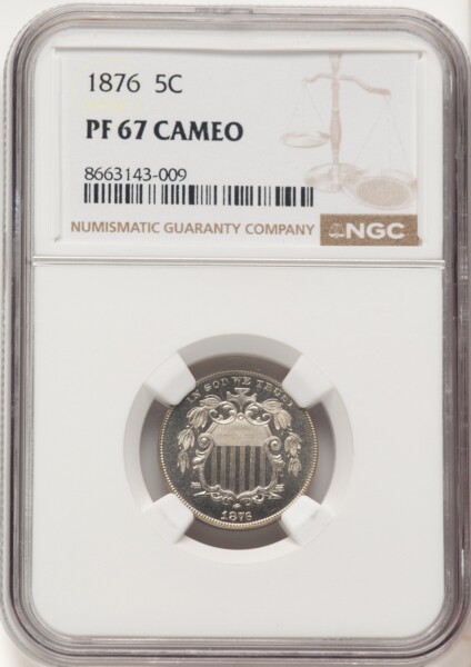 1876 5C, CA 67 NGC