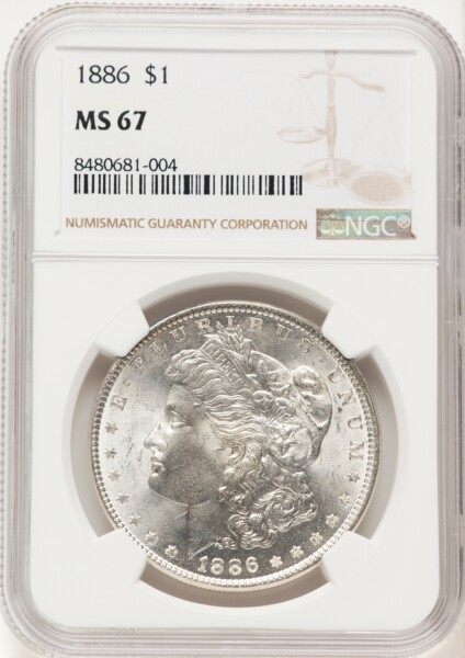 1886 S$1 67 NGC