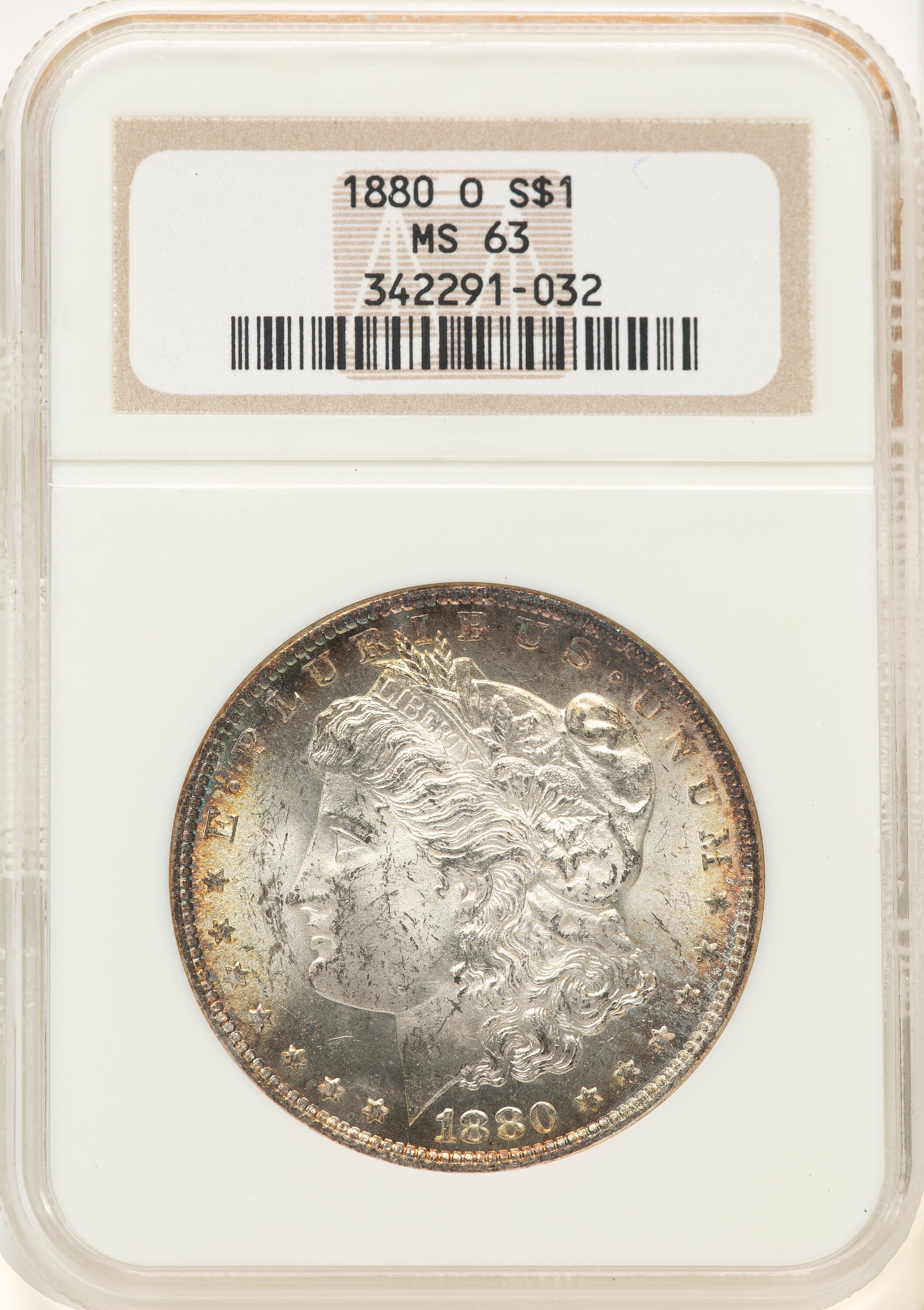 1880-O S$1 63 NGC