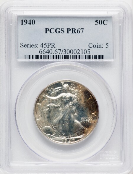1940 50C 67 PCGS