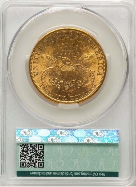 1897-S $20 62 CACG
