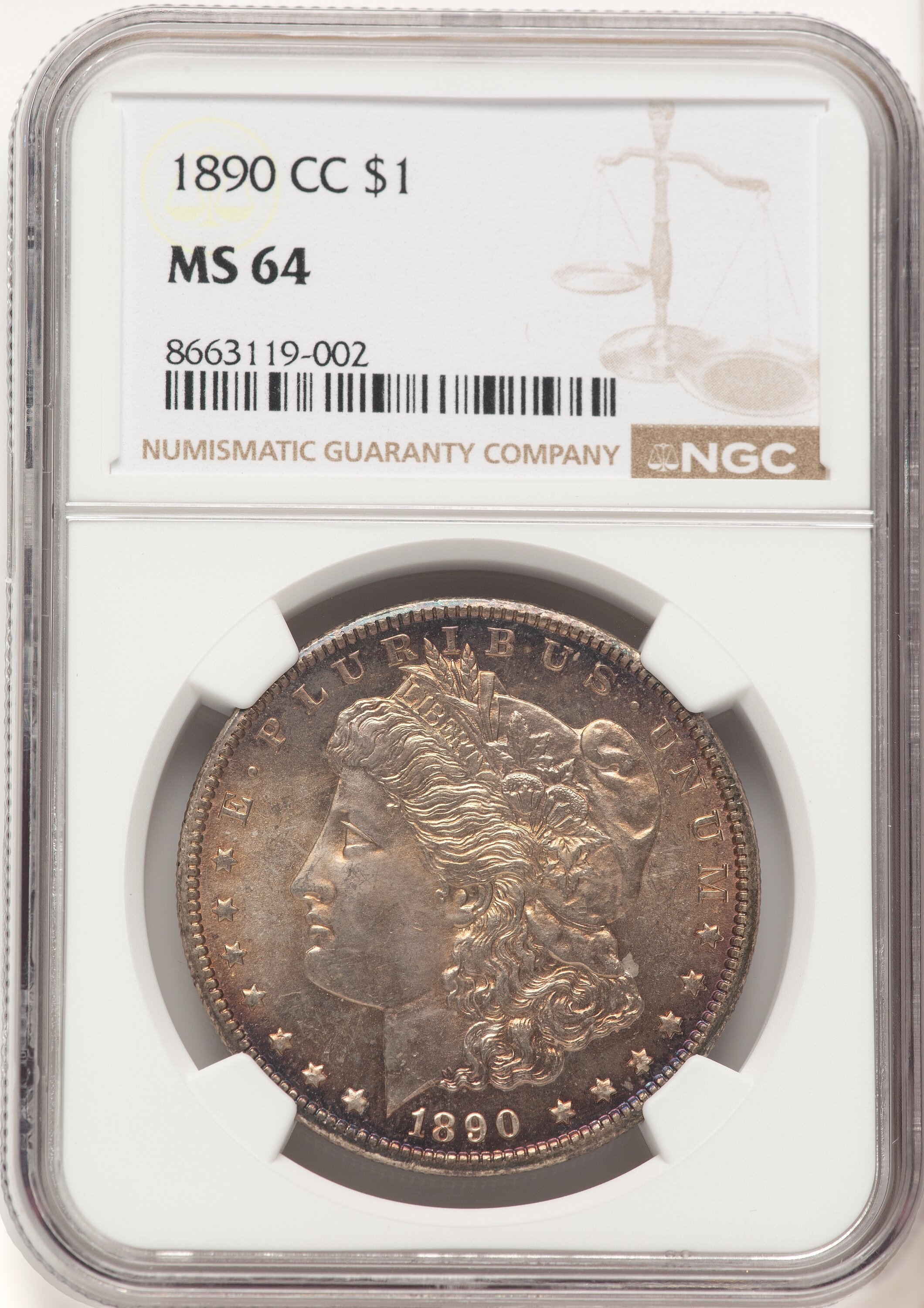 1890-CC S$1 64 NGC