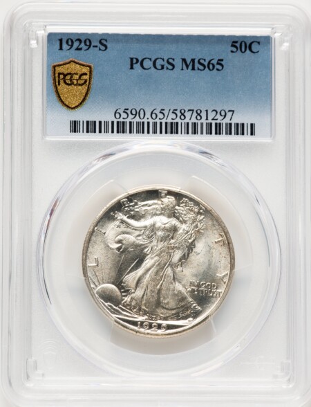 1929-S 50C PCGS Secure 65 PCGS