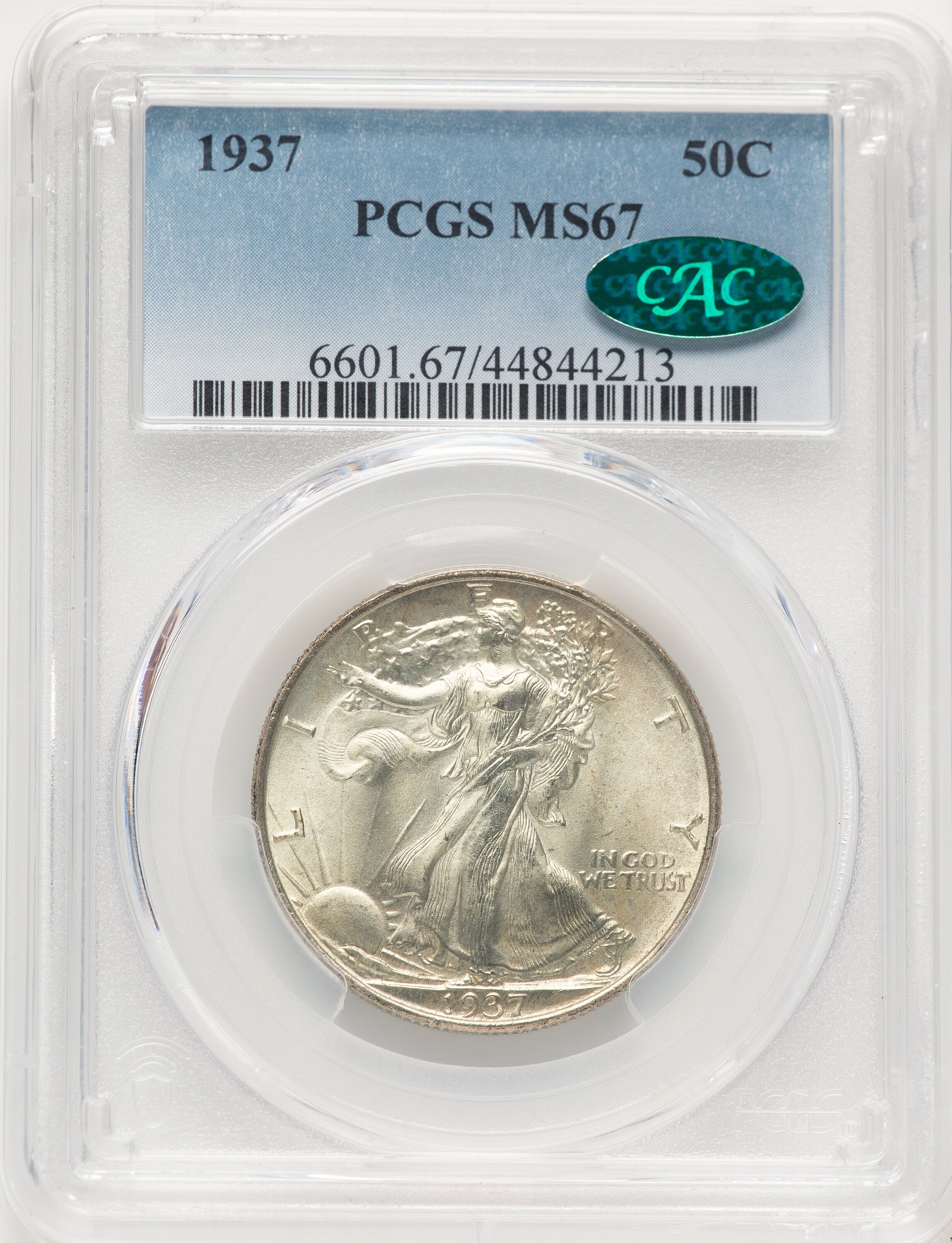 1937 50C CAC 67 PCGS