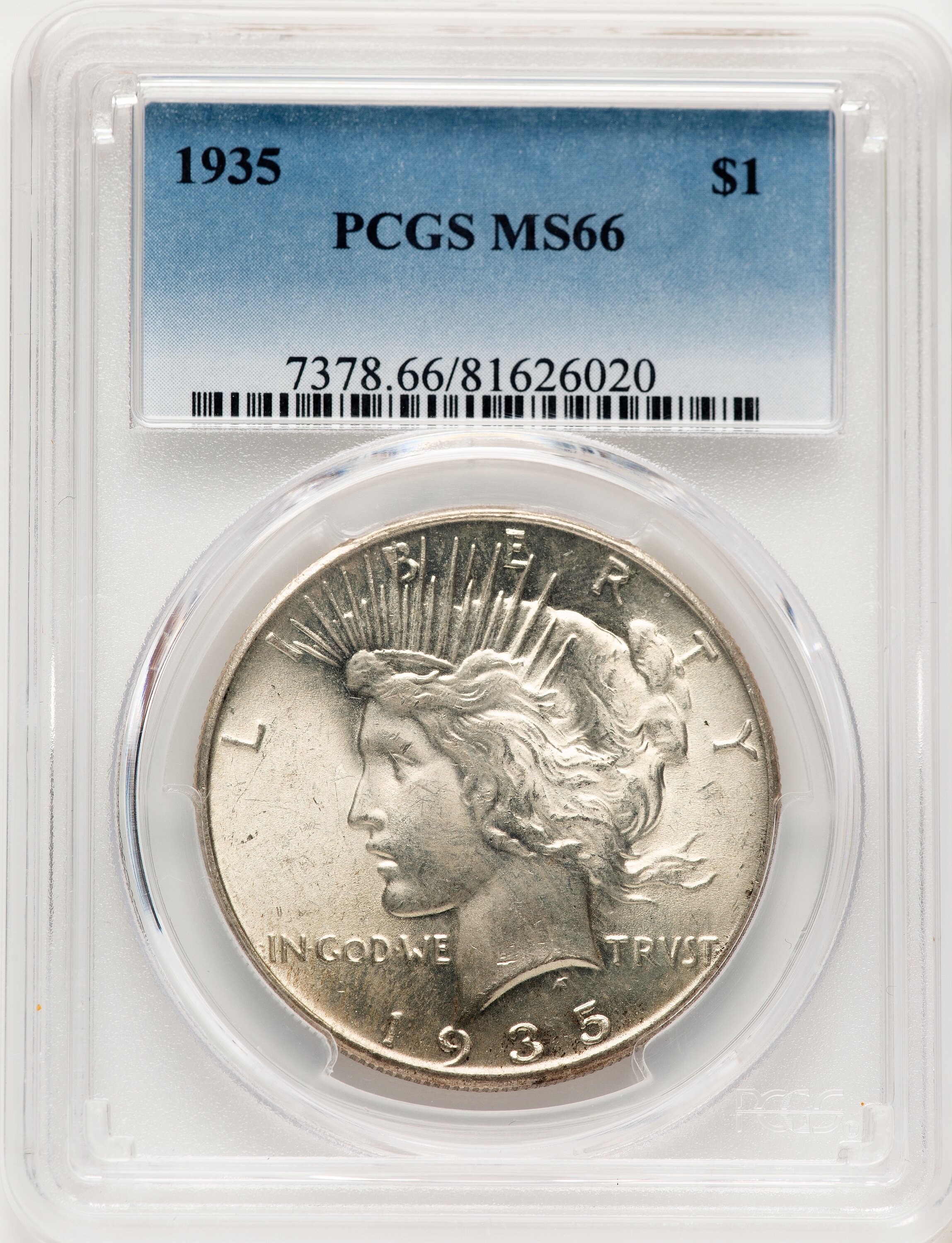1935 S$1 66 PCGS
