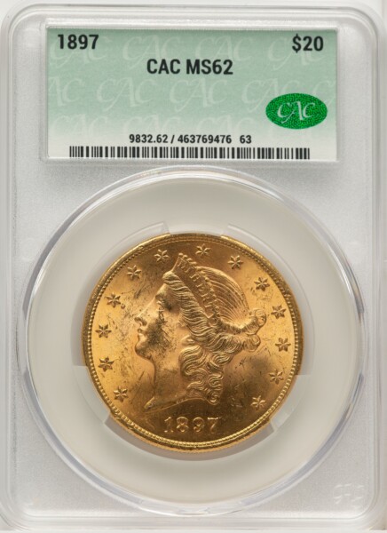 1897 $20 62 CACG