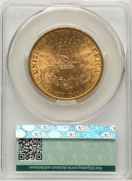 1899 $20 62 CACG