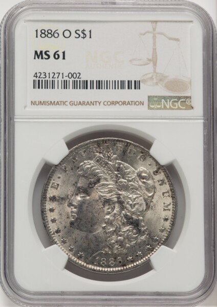 1886-O S$1 61 NGC