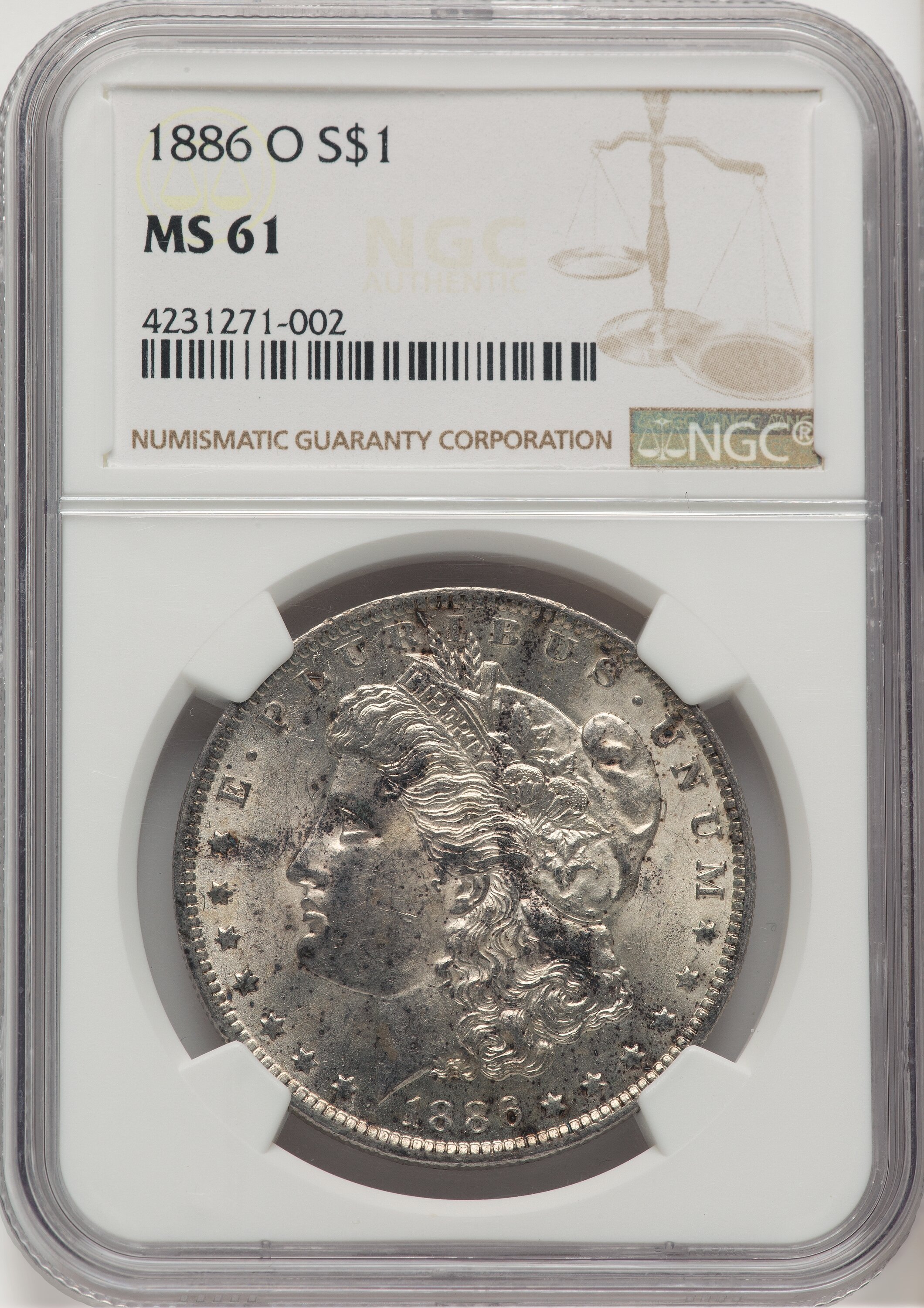 1886-O S$1 61 NGC