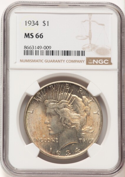 1934 S$1 66 NGC