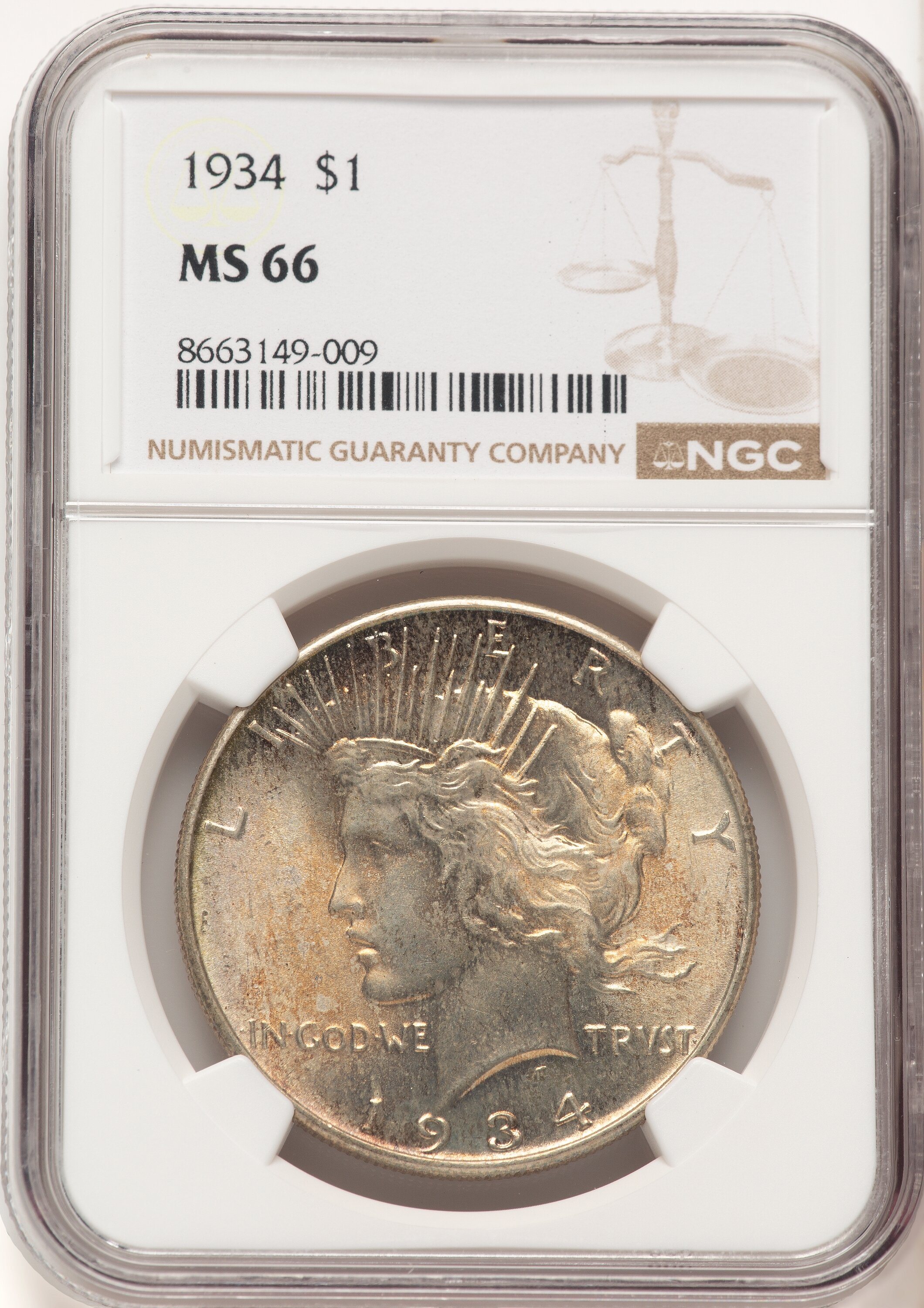 1934 S$1 66 NGC