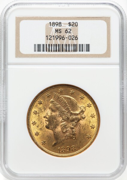 1898 $20 62 NGC