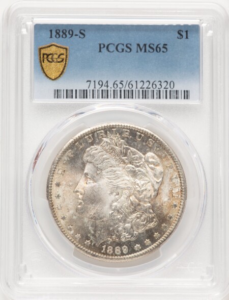1889-S S$1 PCGS Secure 65 PCGS