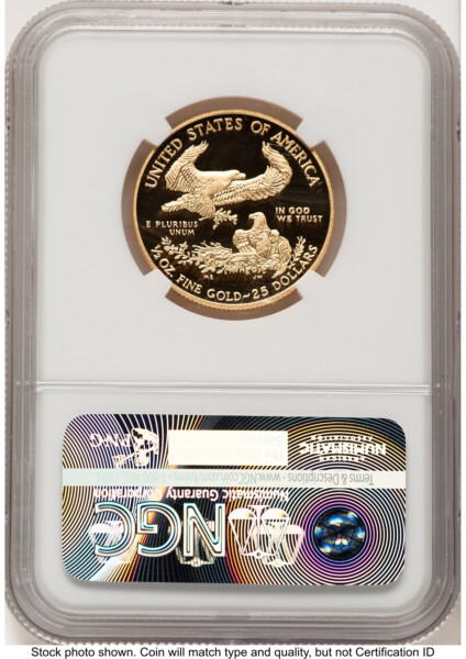 2015-W Proof Gold Eagle 1/2 oz ER Blue 70 NGC