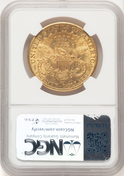 1892-CC $20 58 NGC