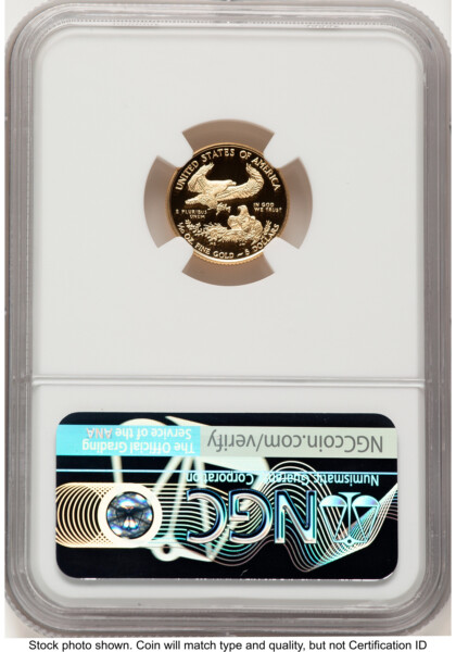 2018-W Proof Gold Eagle 1/10 oz Saint Gaudens Label 70 NGC