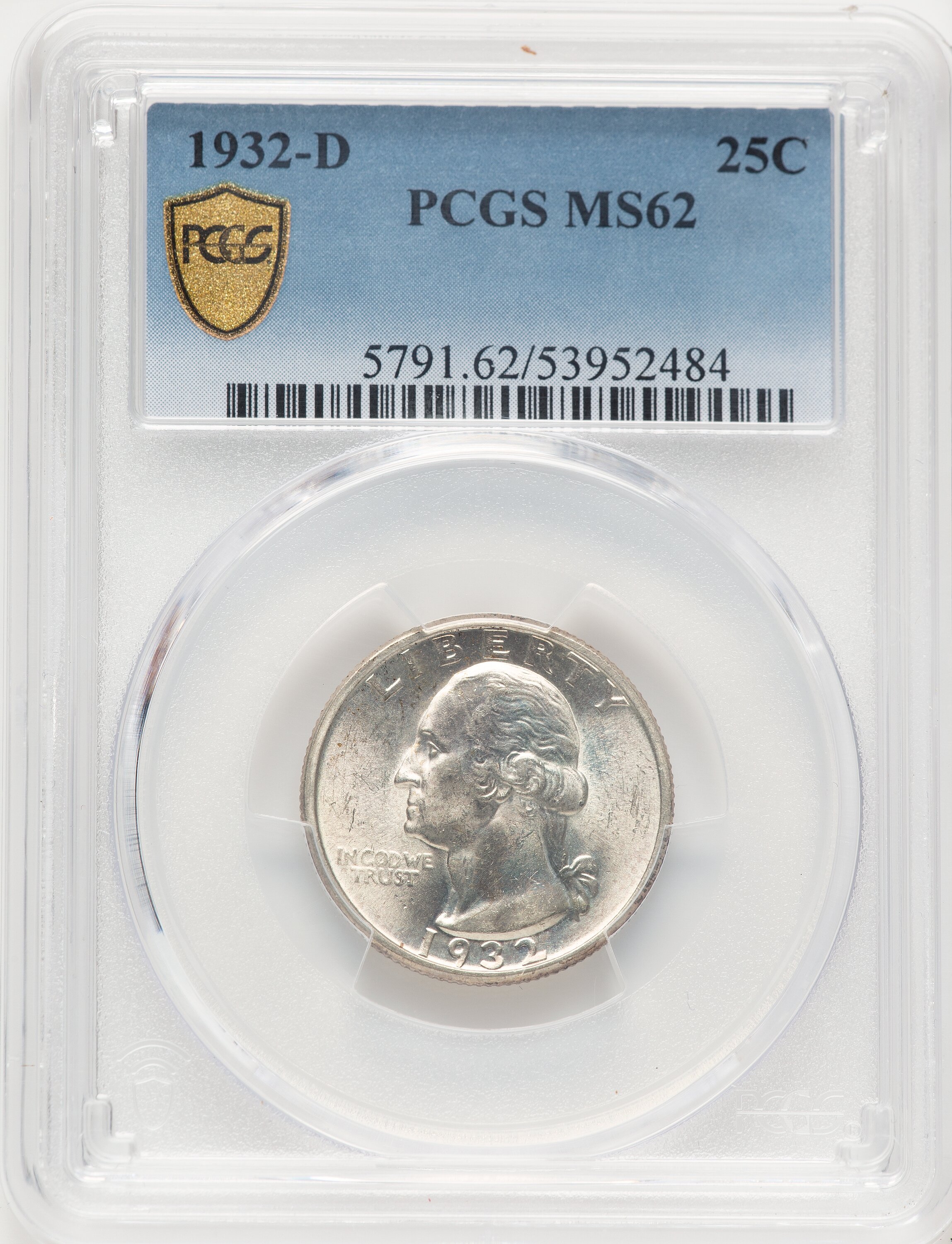 1932-D 25C PCGS Secure 62 PCGS
