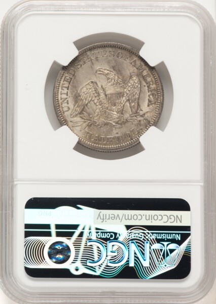 1855 50C Arrows, MS 65 NGC