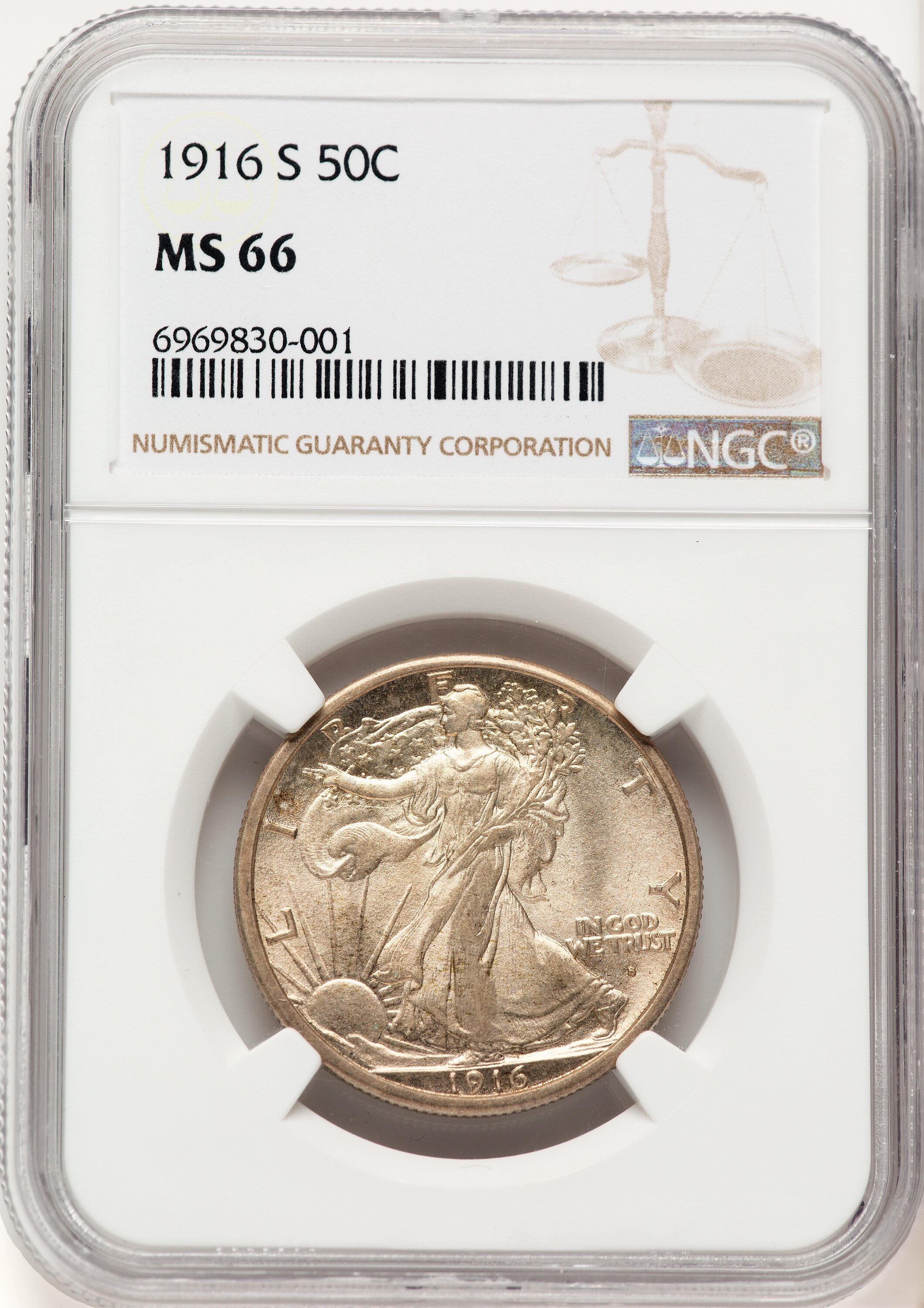 1916-S 50C 66 NGC
