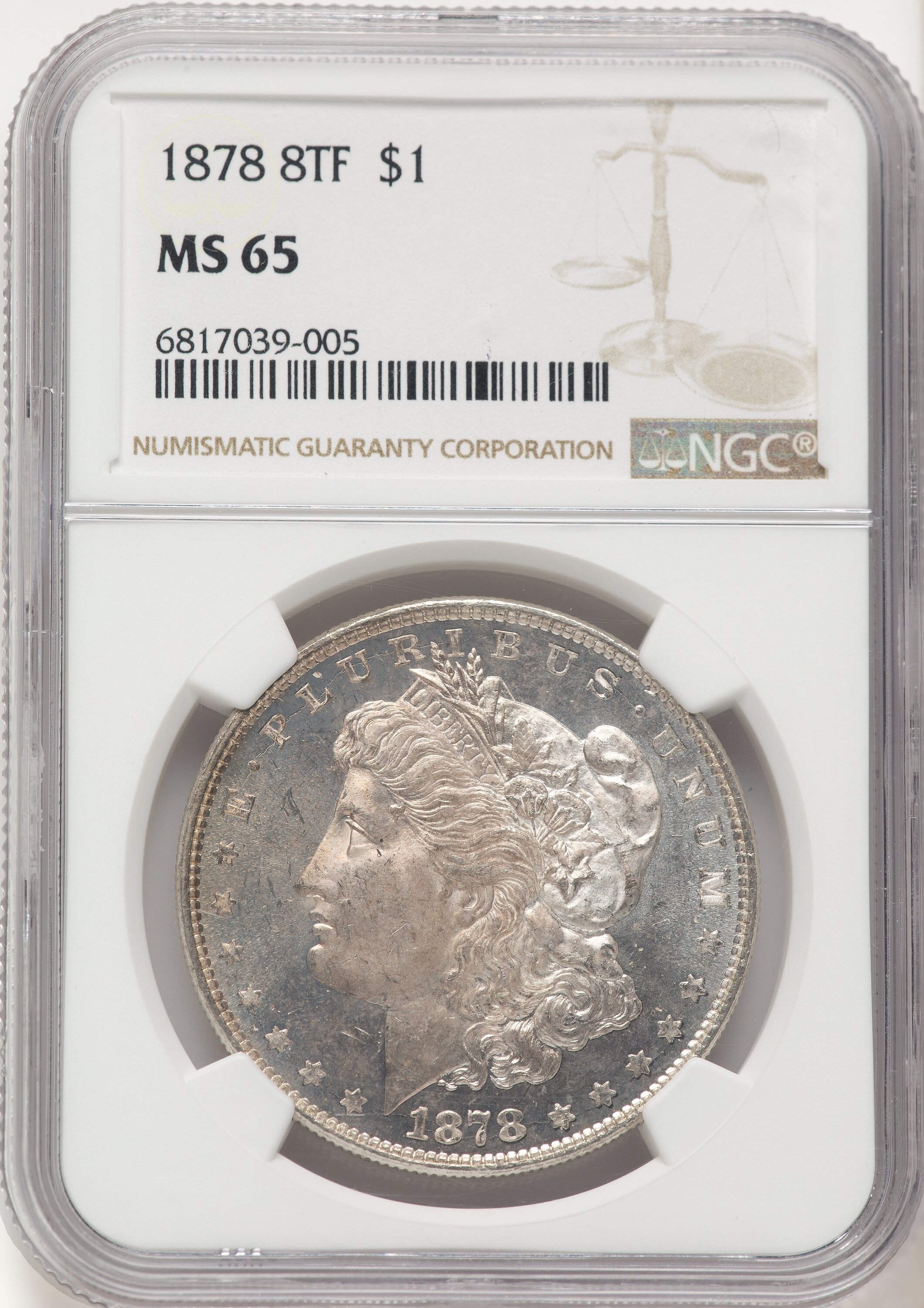 1878 8TF S$1 65 NGC