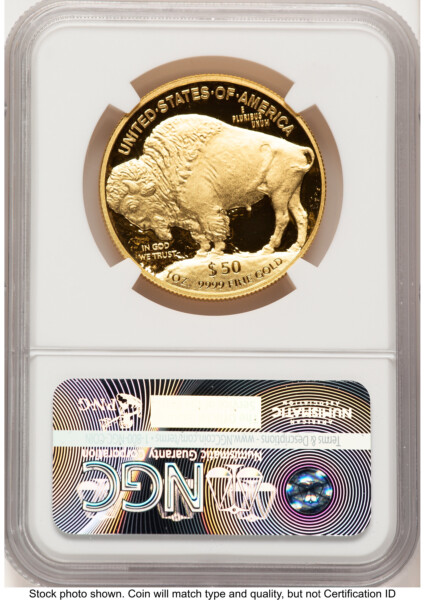 2017-W Proof Gold Buffalo 1 oz FDI 1ST 70 NGC