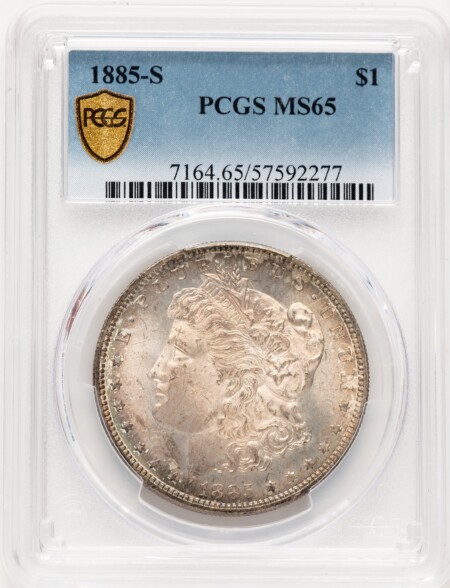 1885-S S$1 PCGS Secure 65 PCGS