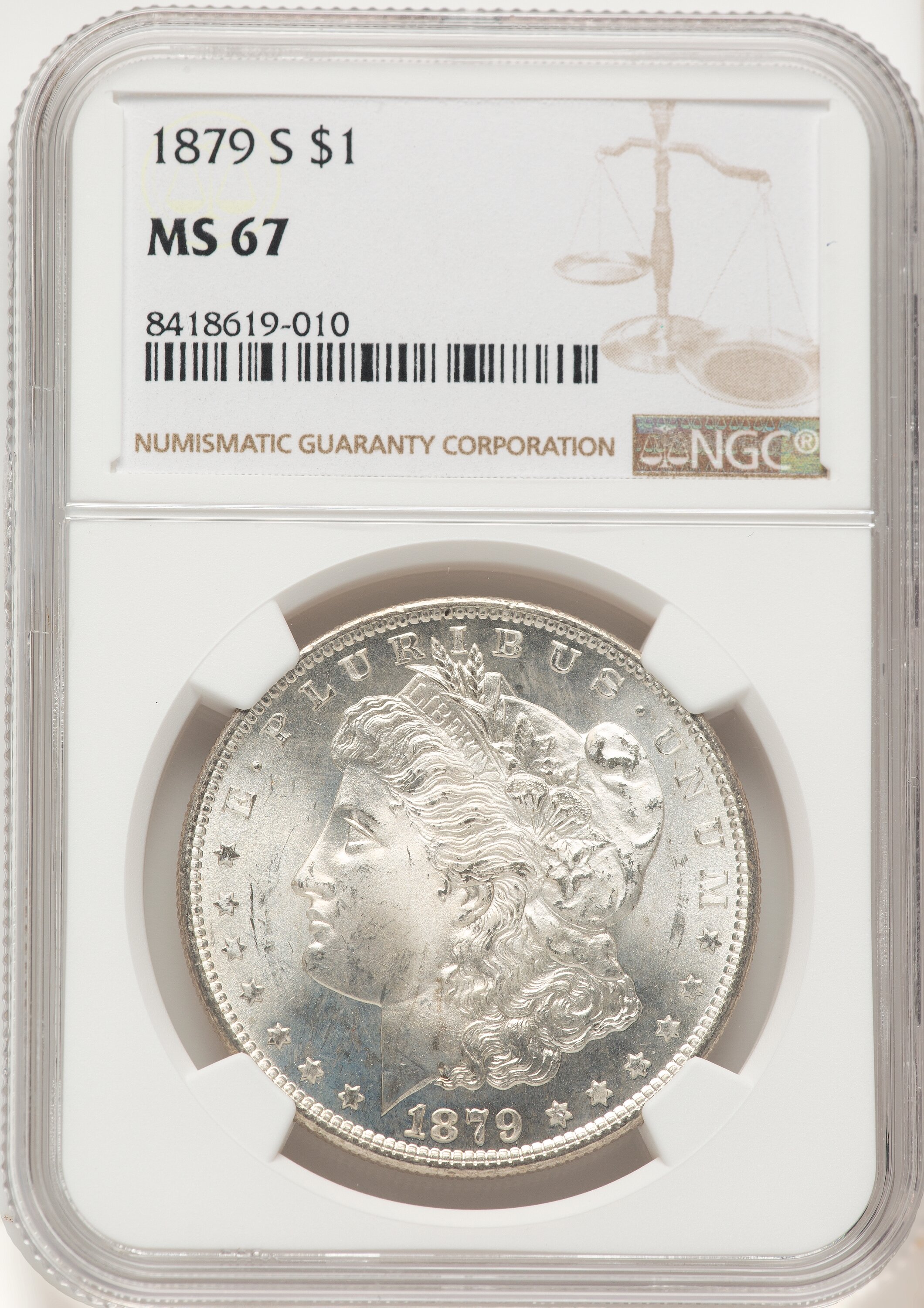 1879-S S$1 67 NGC
