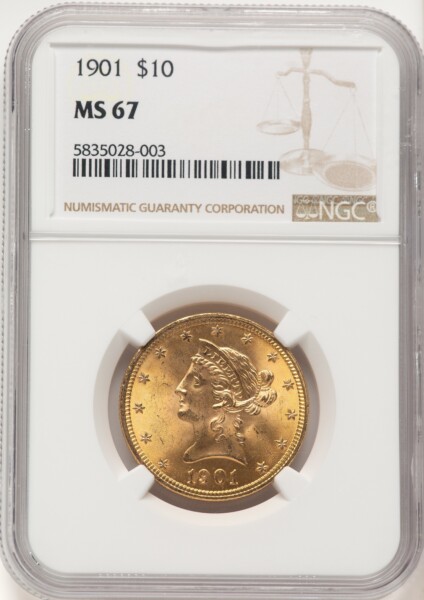 1901 $10 67 NGC