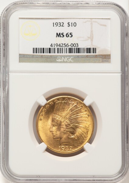 1932 $10 65 NGC